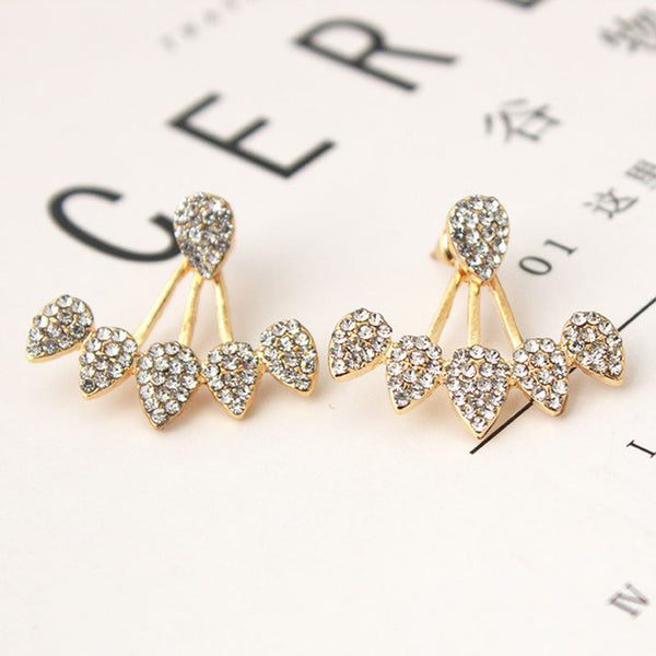 Crystal Double Sided Earrings