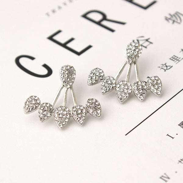 Crystal Double Sided Earrings