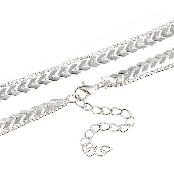 Fishbone Shape Necklace