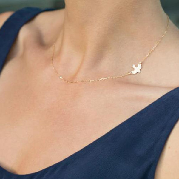 Alloy Birds Necklace