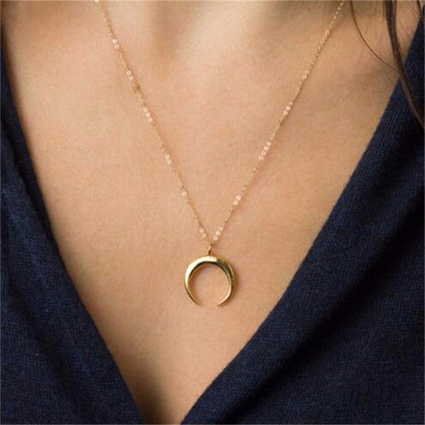 Moon Pendant Necklace