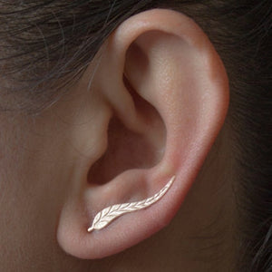 Cuff Leaf Earrings