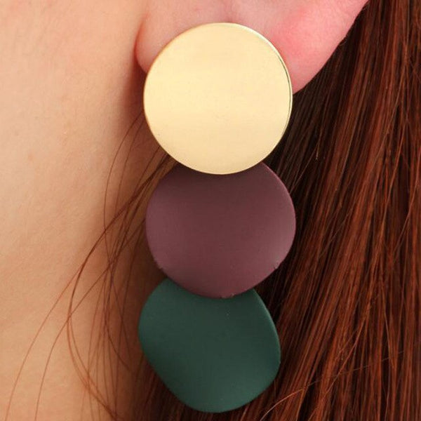 Elegant Round Earrings