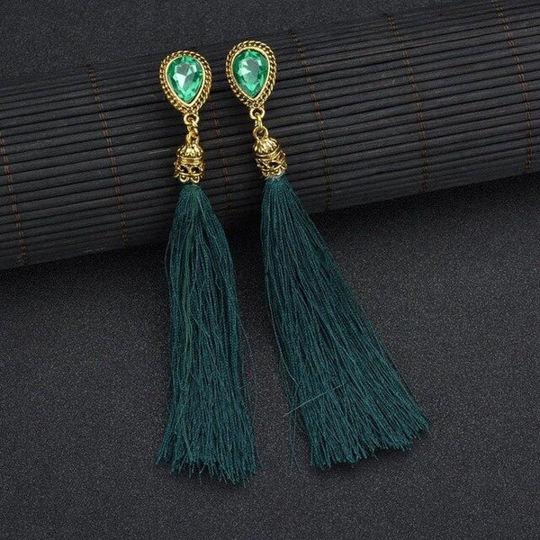 Long Tassel Earrings